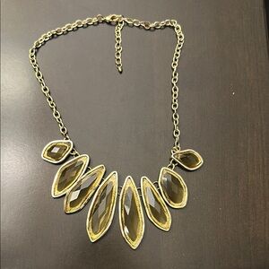Elegant Gold Statement Necklace